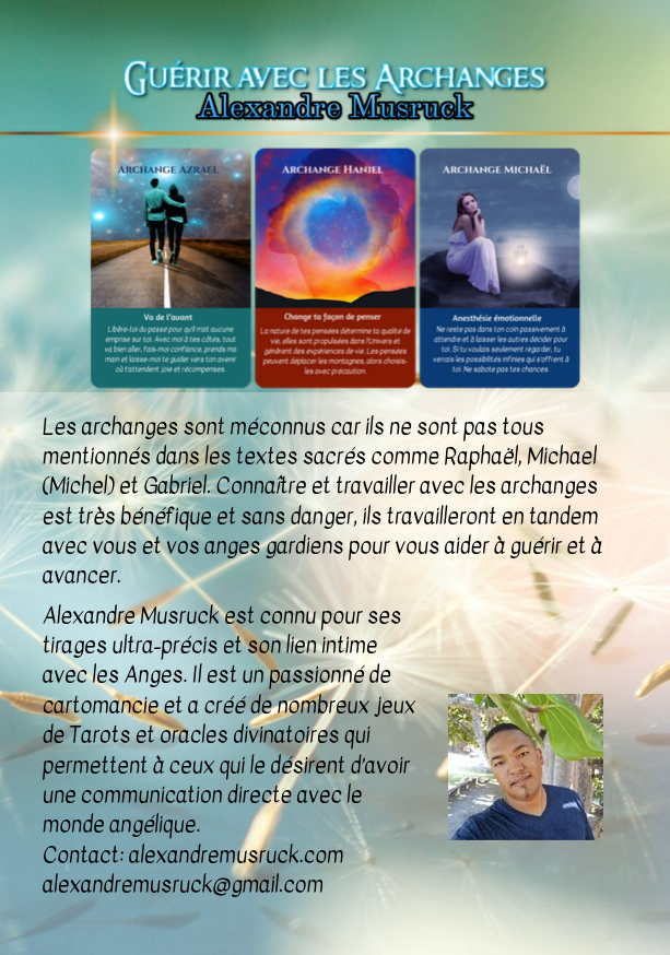 Les archanges sont méconnus car ils ne sont pas tous mentionnés dans les textes sacrés comme Raphaël, Michael (Michel) et Gabriel. Connaître et travailler avec les archanges est très bénéfique et sans danger, ils tra (2)